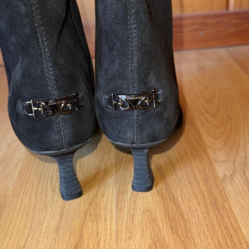 Circus by Sam Edelman WIDE CALF size 9.5 Women’s Black Heeled Boots sexy - Picture 4 of 11
